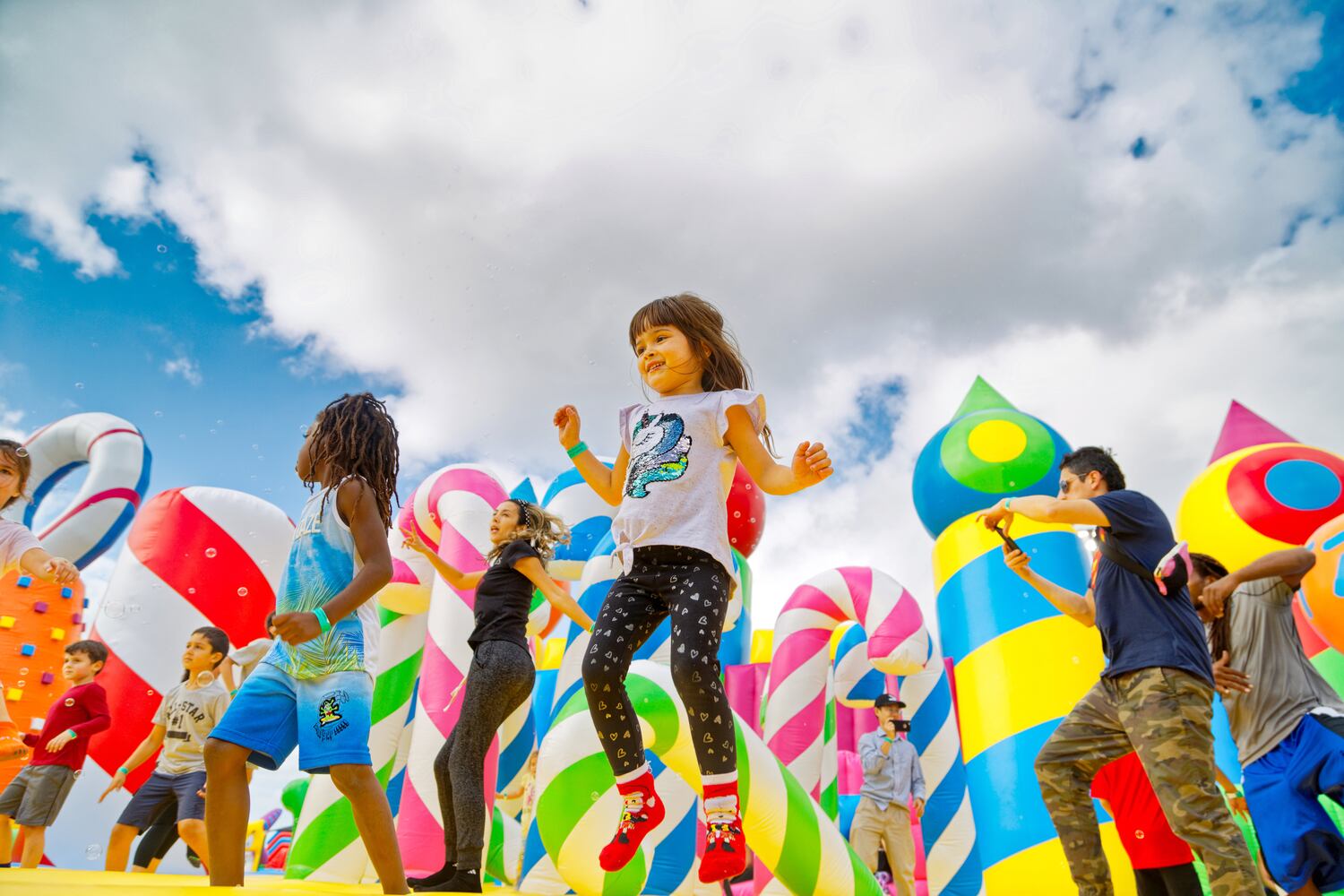 PHOTOS: The World’s Largest Bounce House is inflated fun