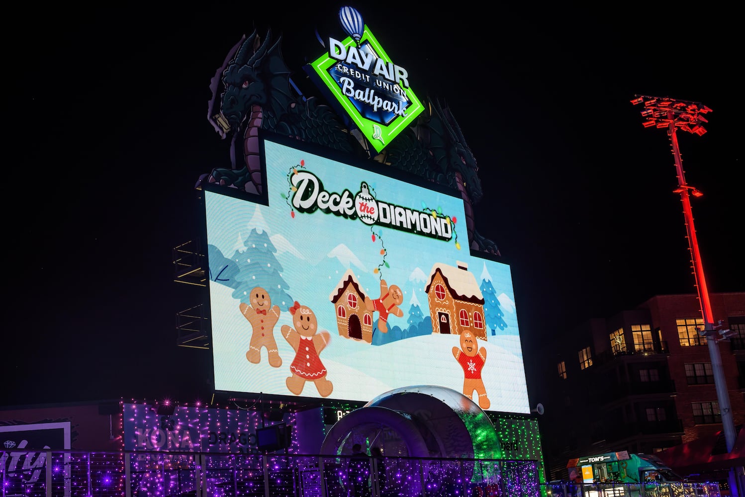 PHOTOS: Deck the Diamond at Day Air Ballpark