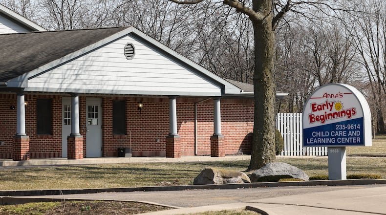 Three infants were allegedly injured while at Anna's Early Beginnings Child Care and Learning Center according to a Huber Heights Police Division investigation. BRYANT BILLING / STAFF