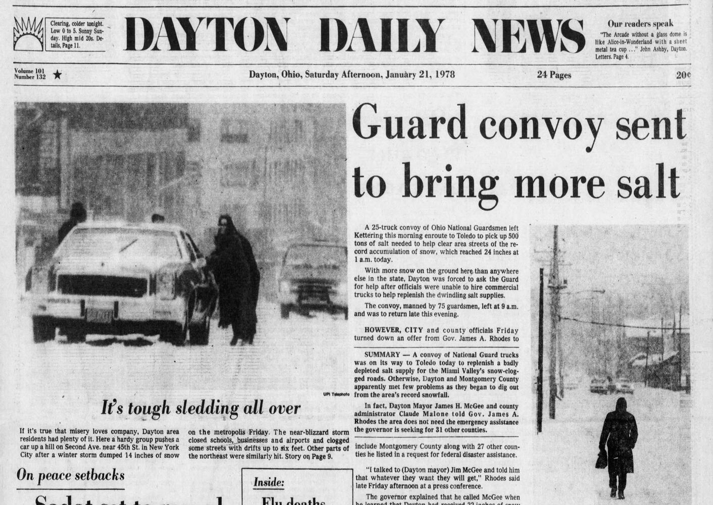 Winter Blizzard of 1978 Dayton