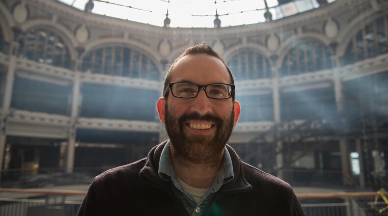 Tom Gilliam at The Dayton Arcade.