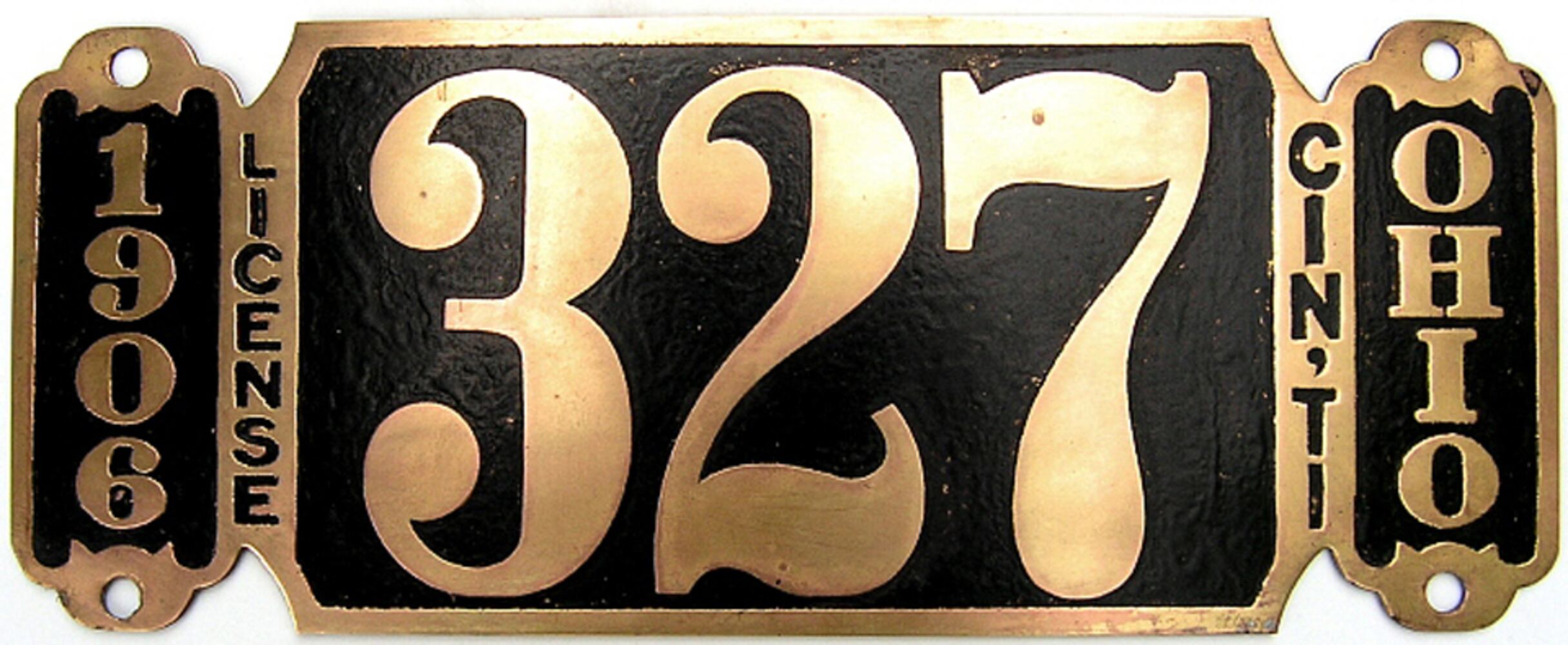 Ohio vintage license plates