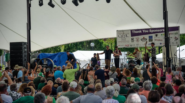 The Dayton Celtic Festival will be held July 29-31 at RiverScape MetroPark. The free festival featured workshops, vendors, food, beer, children’s activities and Irish music. TOM GILLIAM / CONTRIBUTING PHOTOGRAPHER
