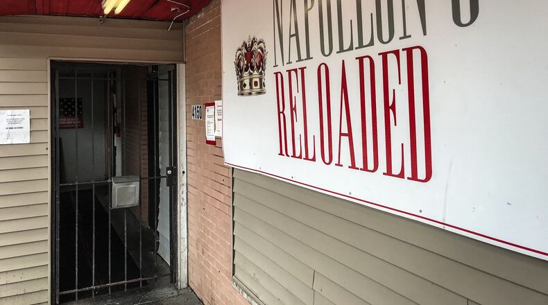 One person is dead and another injured following a shooting at Napolean's Reloaded night club on Germantown Pike early Friday, Sept. 11, 2020. STAFF PHOTO / JIM NOELKER