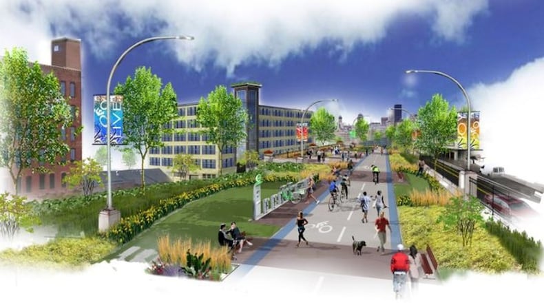 A rendering of the proposed Flight Line project. CONTRIBUTED