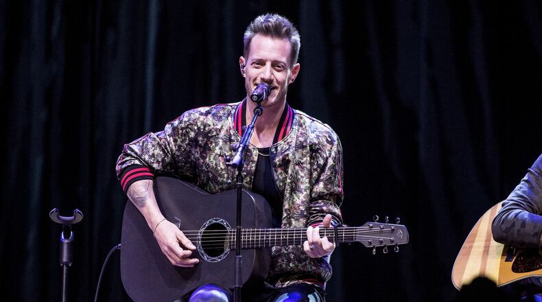 LOS ANGELES, CA - OCTOBER 10: Tyler Hubbard of Florida Georgia Line performs during CMA Songwriters Series presented by U.S. Bank at The Novo by Microsoft on October 10, 2018 in Los Angeles, California. (Photo by Timothy Norris/Getty Images)