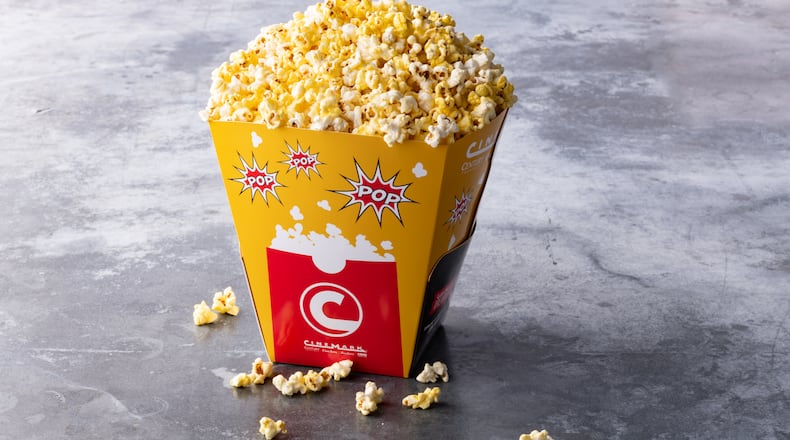 From Monday, Jan. 18, through Sunday, Jan. 24, guests can win the chance to win free popcorn for an entire year during the Cinemark Popcorn Fest.