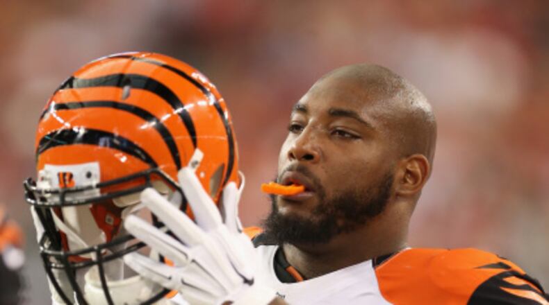 The Cincinnati Bengals defensive end has been helping his daughter, Leah Still, fight for her life after the four--year-old was was diagnosed with cancer last year. Even though Still was cut from the active roster in August, he was signed to the Bengals' practice squad, allowing Still and his daughter to remain on insurance. While he was on the practice squad, the Bengals continued to sell Still jerseys with proceeds going to the Cincinnati Children's Hospital. Earlier this year, it was announced Leah Still had finished her treatment and was cancer-free.
