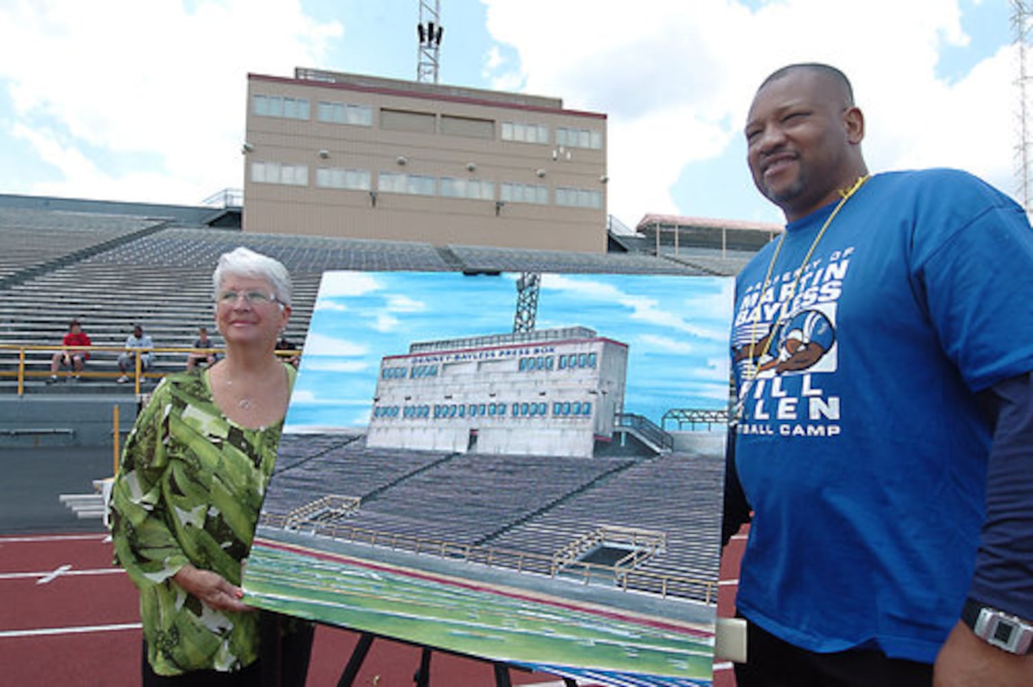 DSP dedicated stadium press box