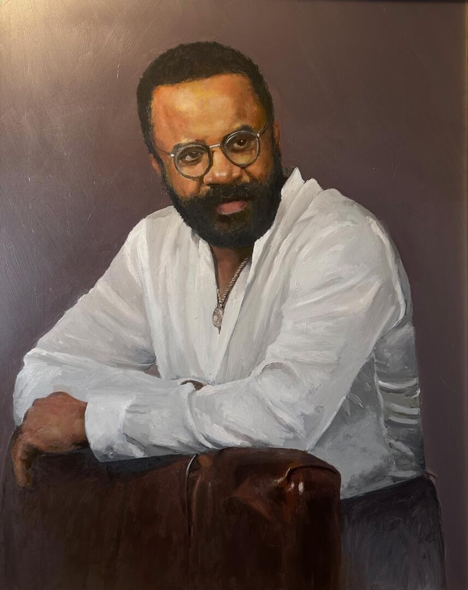2025 Dayton Skyscraper Gaston Bouquette as depicted by artist Abner Cope in "Humanitarian." CONTRIBUTED