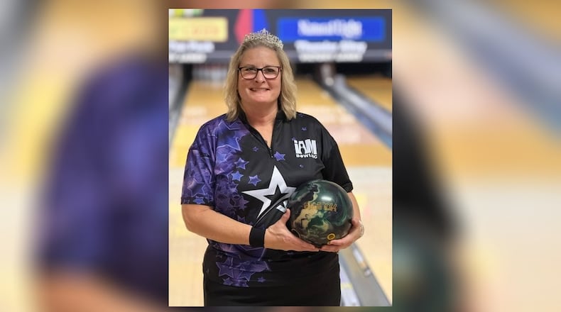 Dayton bowler Kari Graham won the Springfield Clark County USBC Queens title at Victory Lanes on Sunday, Jan. 18, 2026. CONTRIBUTED