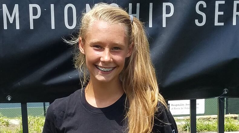 Eaton High School girls state tennis qualifier Macy Hitchcock. CONTRIBUTED PHOTO