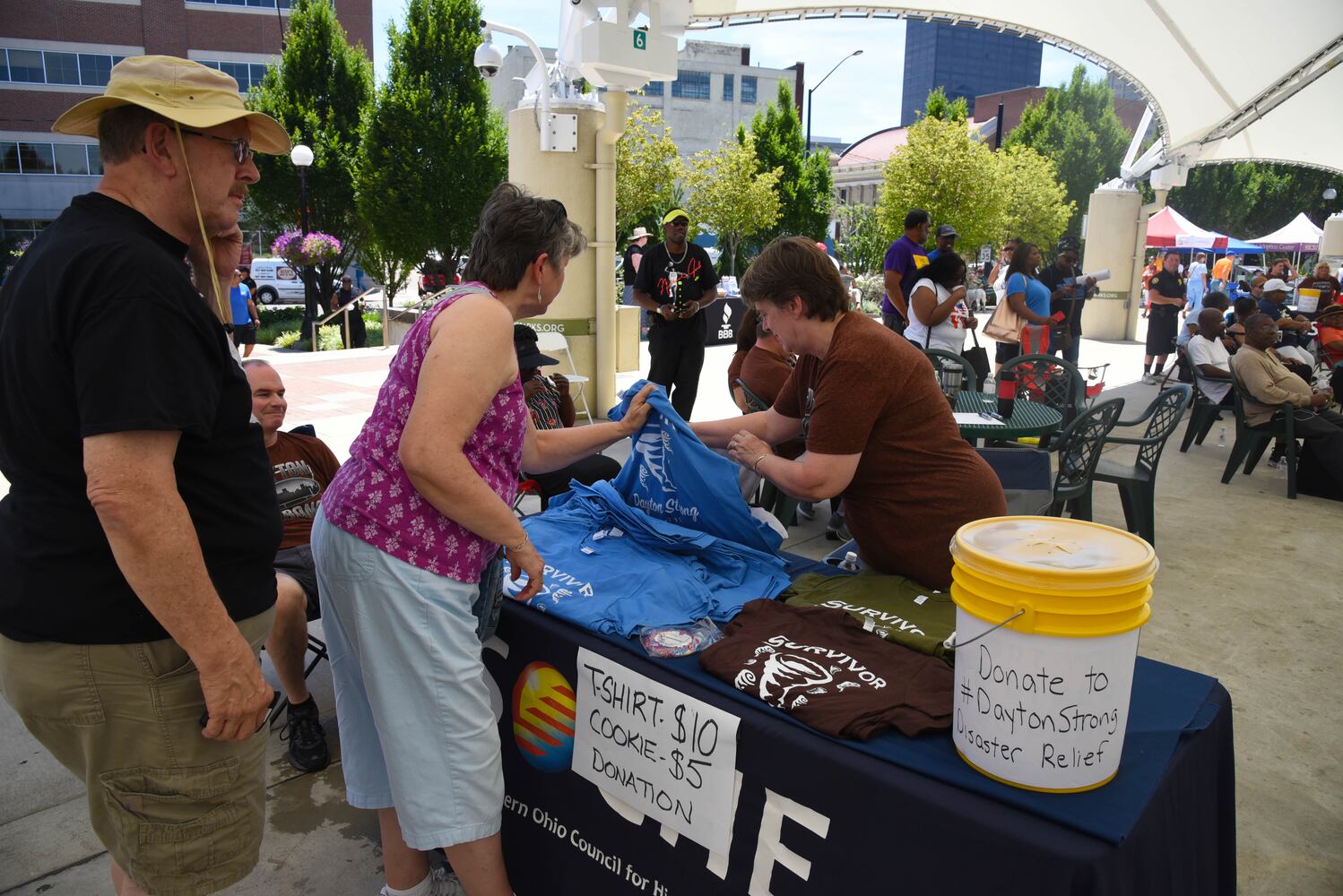 Photos:  Dayton Strong at RiverScape