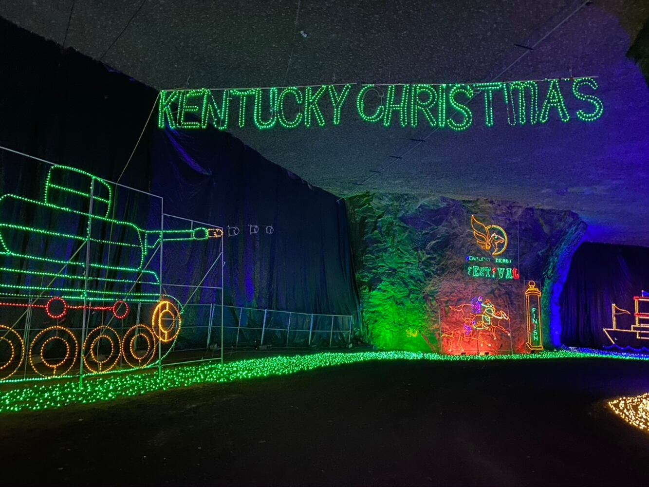 PHOTOS: The biggest and brightest holiday light show is underground