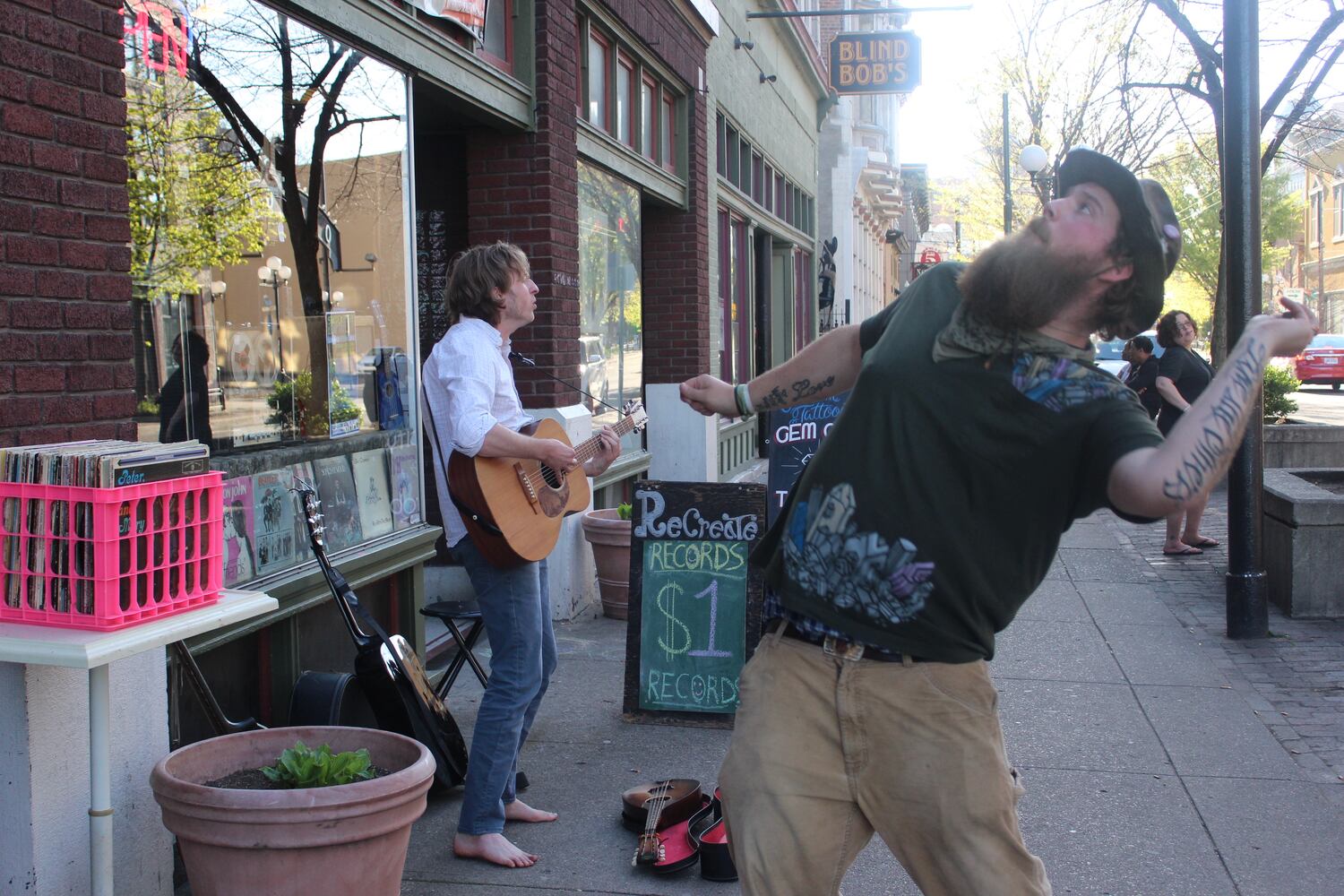 Photo: Record Store Day hits Omeg Music, Recreate and Feathers in the Oregon District