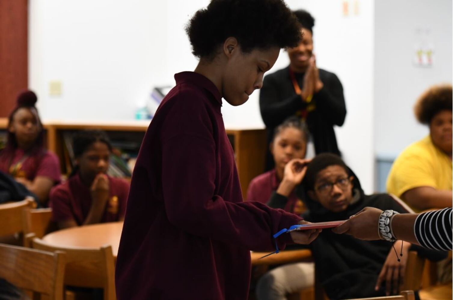 Photos: Dayton Strong! Kids receive copies of book they wrote about tornadoes