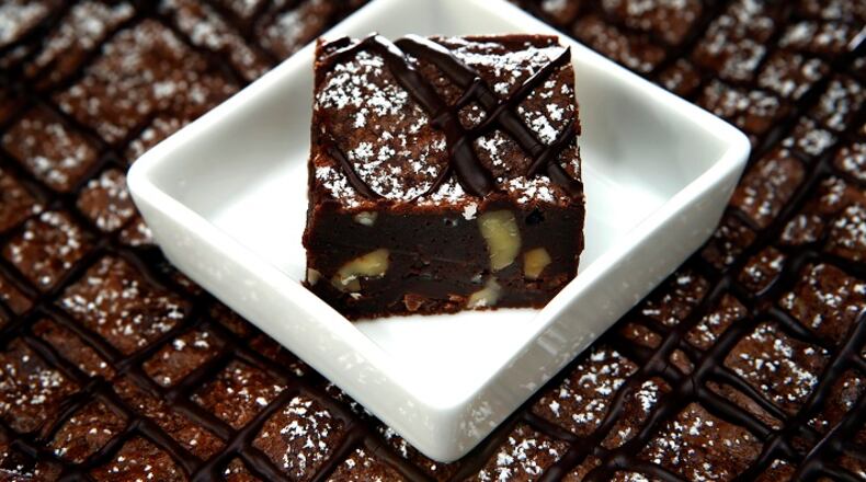 Triple-Chocolate Brownies. (Mel Melcon/Los Angeles Times/TNS)