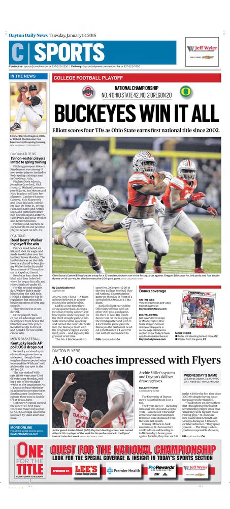 Ohio State Football pages