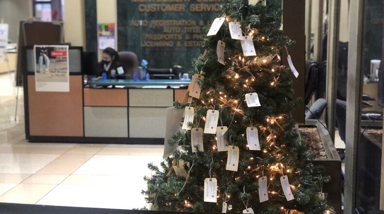 A nearly two decade tradition, the Stillwater Center gifting tree asks citizens to donate presents to residents of the facility. CORNELIUS FROLIK / STAFF