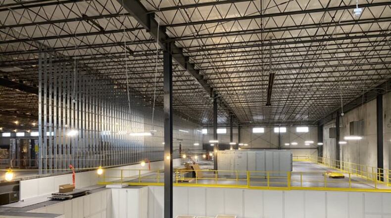 Interior construction of Axogen clean rooms in Vandalia. Contributed.