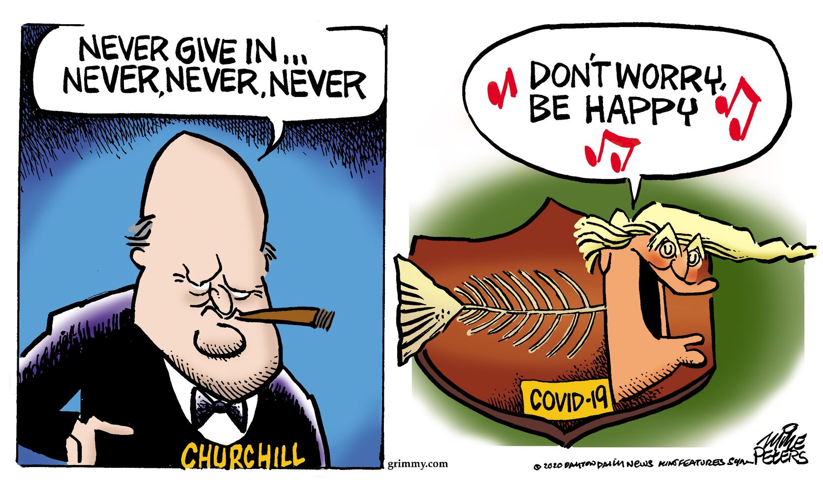 2020: The best of Pulitzer Prize winner Mike Peters political cartoons