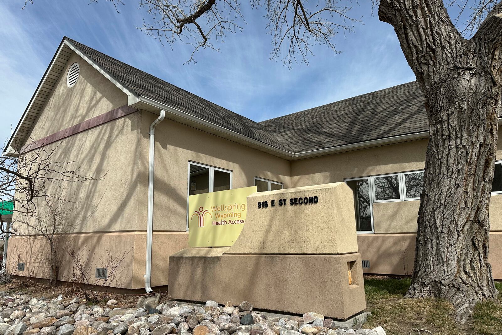 Wellspring Health Access, Wyoming's only abortion clinic, is seen Tuesday, April 8, 2025, in Casper, Wyo. (AP Photo/Mead Gruver)