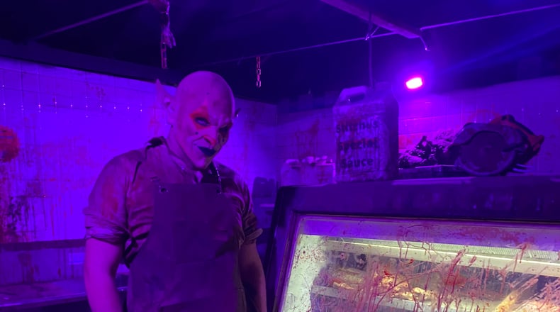 Logan Bowles, aka Stitches the Clown, is an actor at Dayton Scream Park. He was awarded the 2024 Actor of the Year Award from Ohio Valley Haunts. CONTRIBUTED/BRANDON BERRY