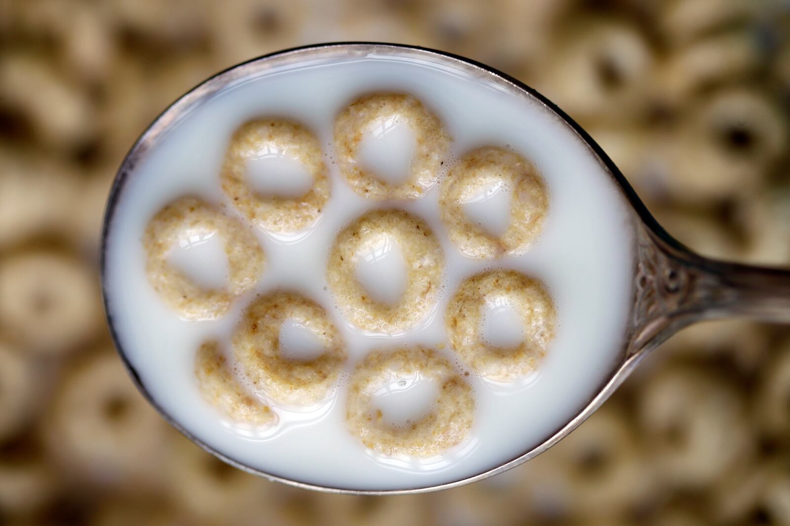 General Mills on Monday said it is recalling 1.8 million boxes of Cheerios and Honey Nut Cheerios produced at a plant in Lodi, Calif., saying the cereal is labeled gluten-free but actually contains wheat. (AP Photo/David Duprey, File)