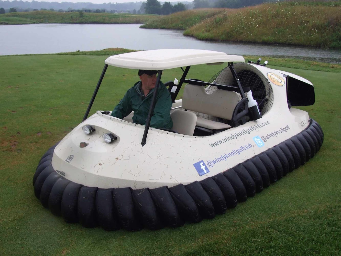 Hovercraft at Windy Knoll Golf Club