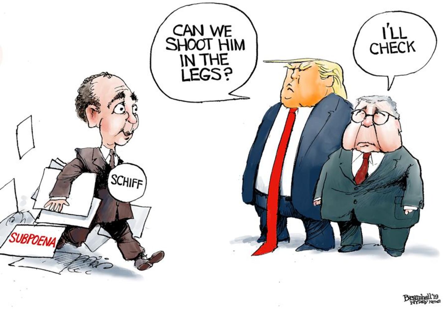 Week in cartoons: Trump, the whistleblower and more