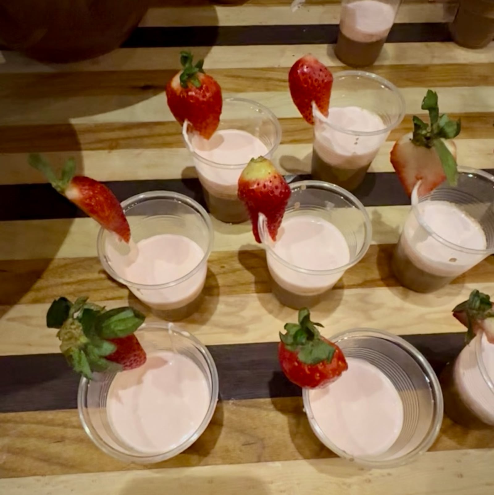 The Boro Berry Naughty Martini from Mr. Boro's Tavern, which was paired with cinnamon sugar churros. ADAIR TUDOR/CONTRIBUTED