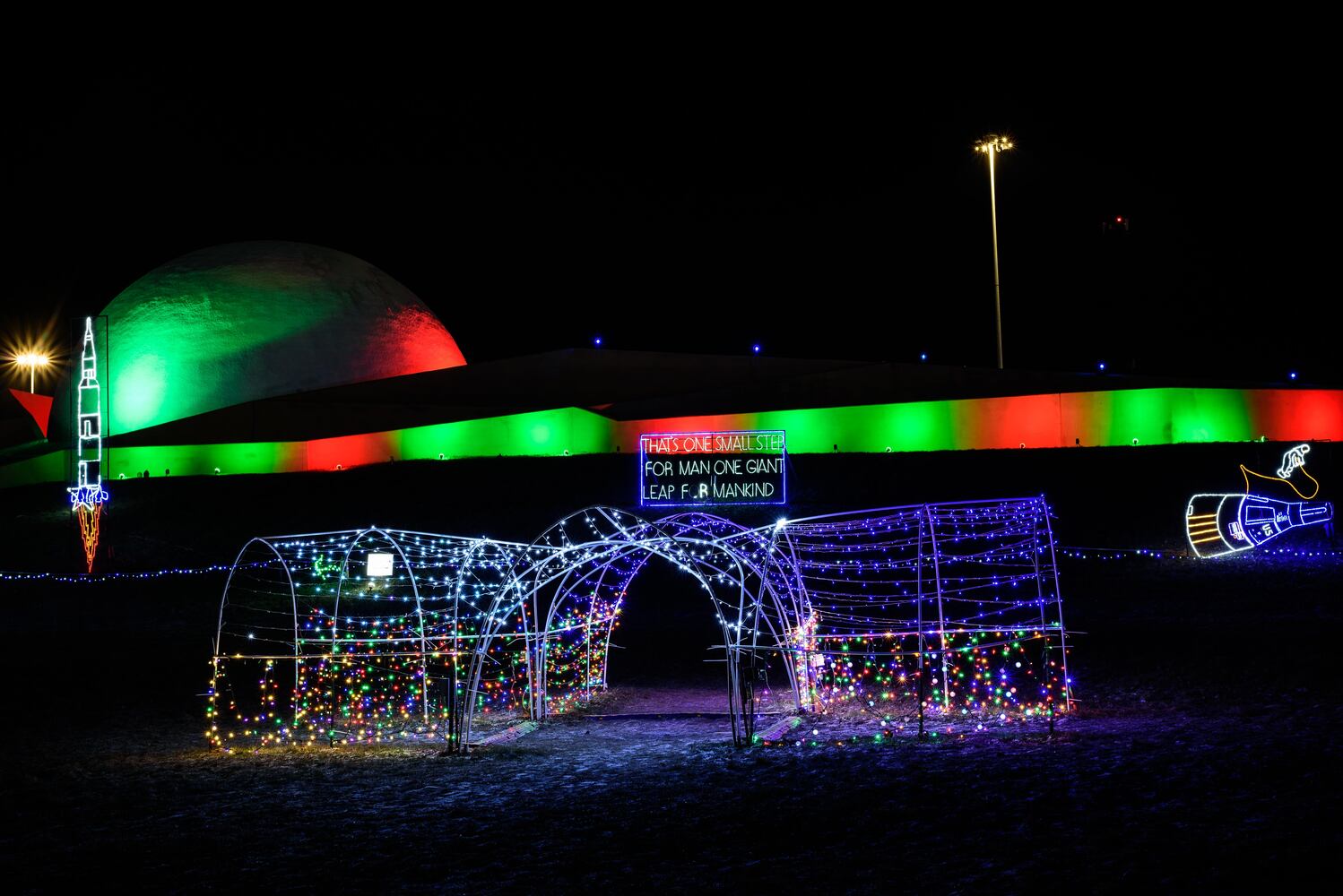 PHOTOS: Armstrong Air & Space Museum Holiday Lights 2024