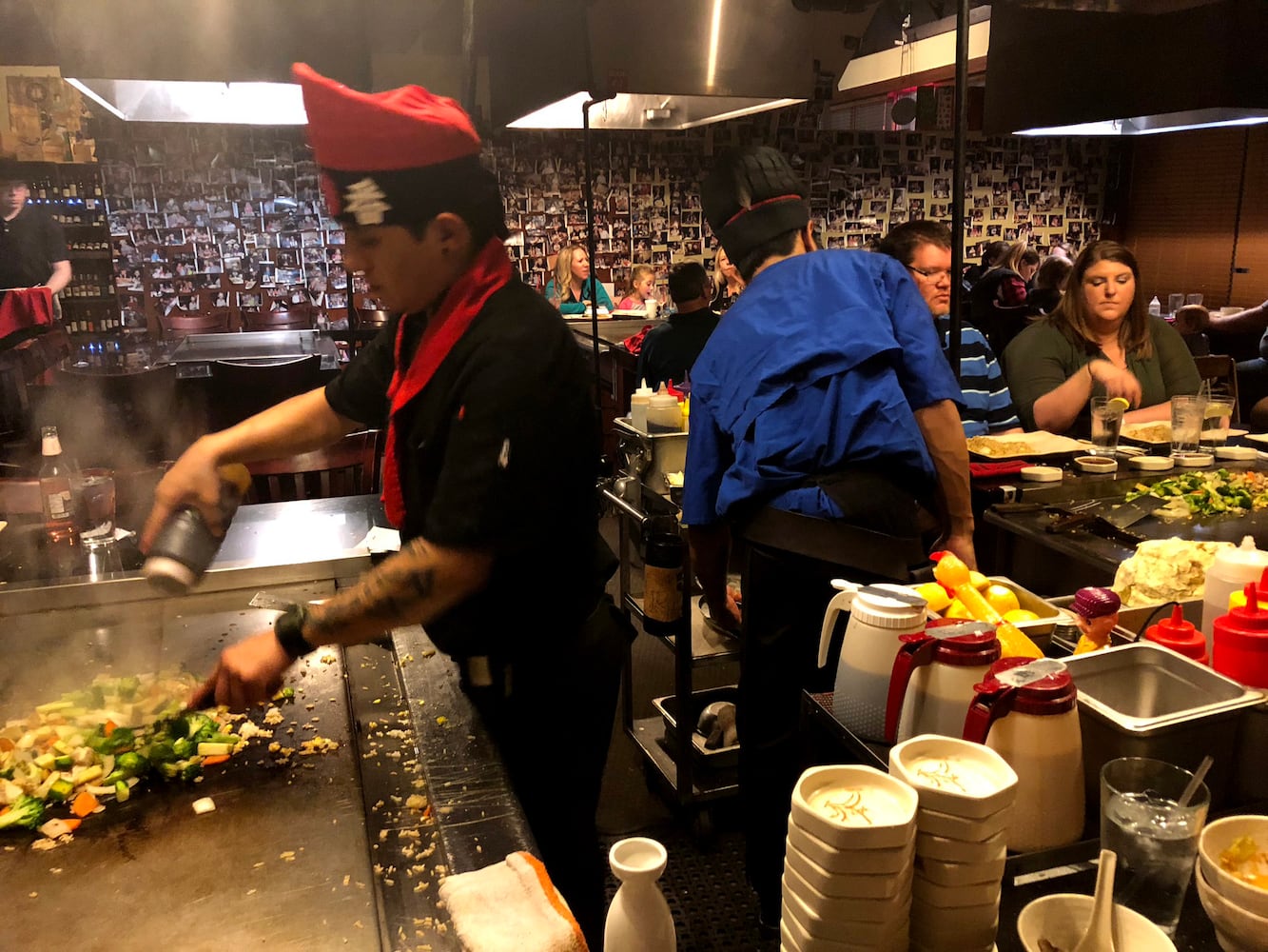 FLAME ON! Photos of dinner at Osaka Japanese Steakhouse