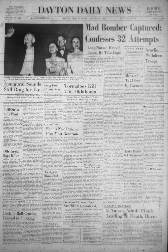 Presidential inauguration newspaper