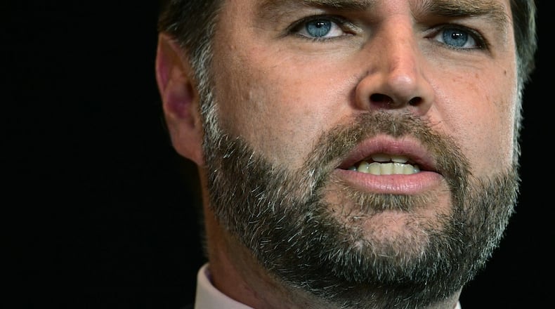 Vice President JD Vance speaks at an industrial shipping facility on the administration's economic agenda and impacts on the Midwest in Toledo, Ohio, on Thursday, Jan. 22, 2026. (Jim Watson/Pool Photo via AP)