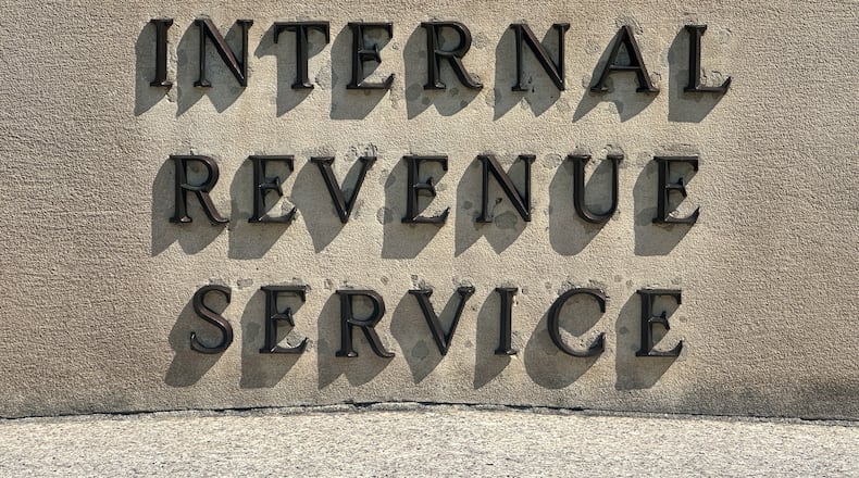 FILE - The headquarters of the Internal Revenue Service is in Washington, August 10, 2024. (AP Photo/Ted Shaffrey, File)