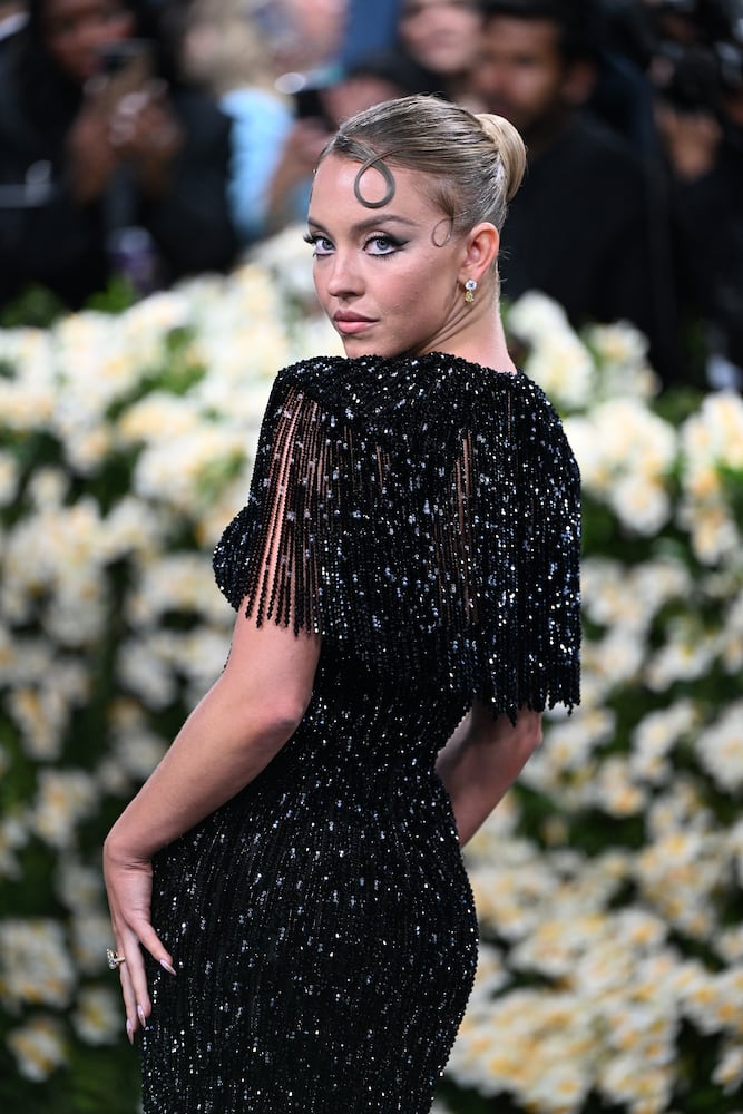 Sydney Sweeney at the Metropolitan Museum of Art's Costume Institute benefit gala in New York, May 5, 2025. (Nina Westervelt/The New York Times)