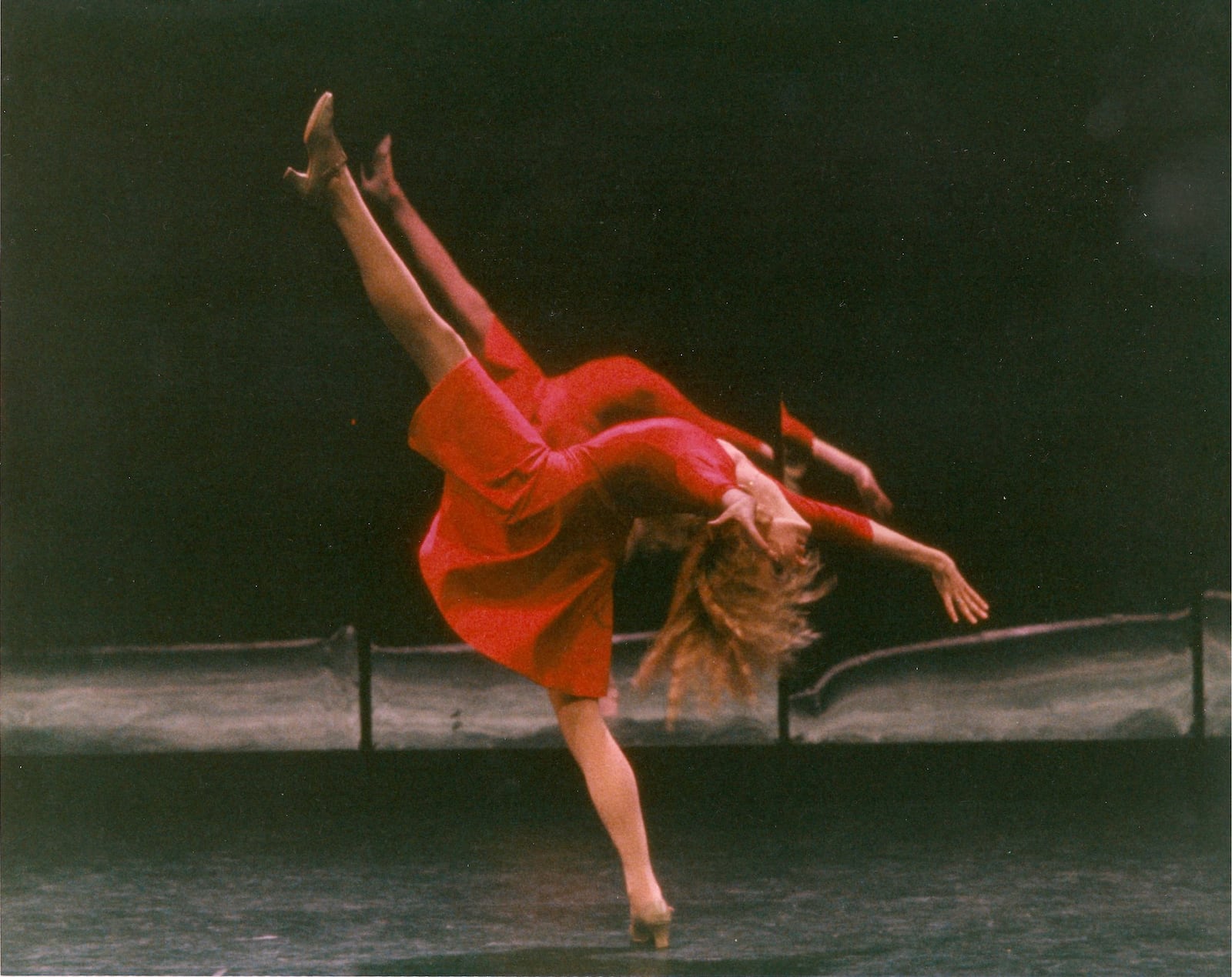 WSU alumna Heather Douglas (seen here as Cassie in 1990 s A Chorus Line ) is a London-based choreographer who had leading roles in such West End productions as Chicago, Cats and The Producers. CONTRIBUTED PHOTO