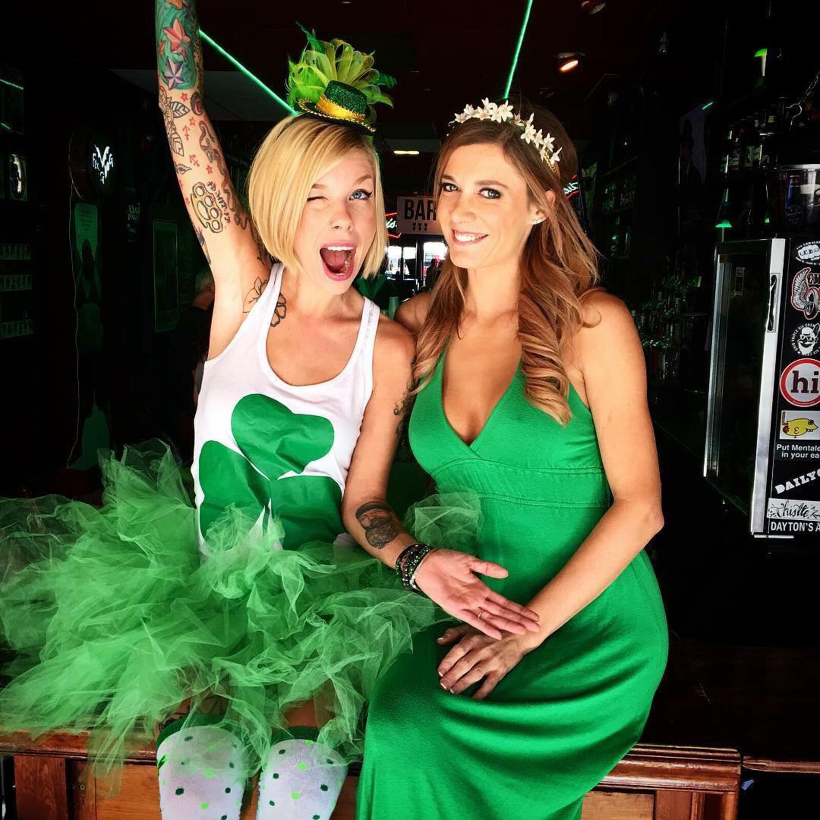 Oregon District and downtown business are planning events to remember  Felicia “Fe Meier”Listermann and support her family. Listermann died February 14 in Dayton. Listermann (left) is pictured with Brittany Smith.