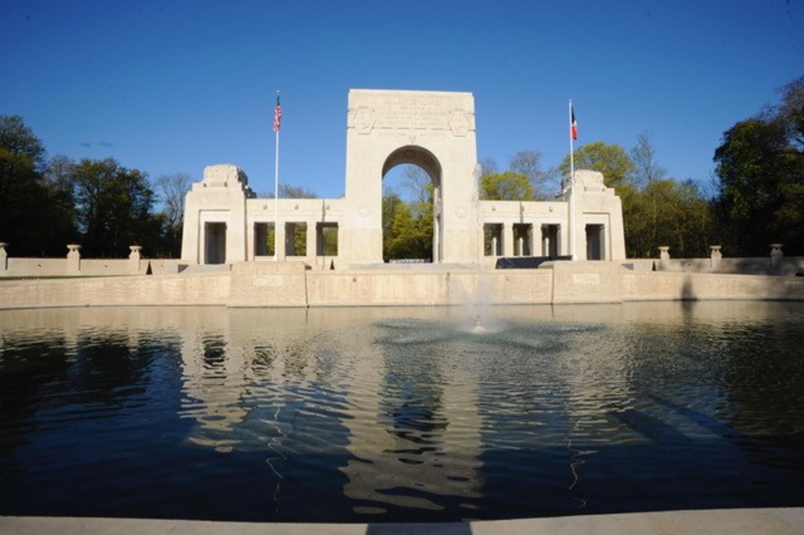 Lafayette Escadrille Memorial Re-Dedication April 20, 2016  Paris.  DAN PATTERSON / SUBMITTED