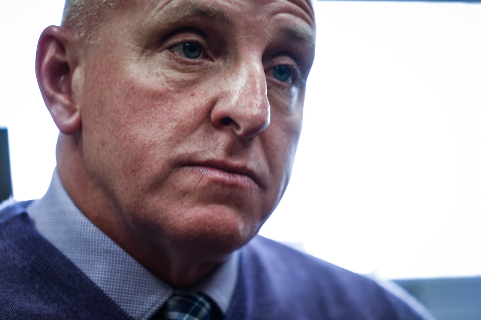 Dayton Major Brian Johns who is in charge of investigations along with Lt. Jason Hall are expanding the cold case unit trying to solve homicides and sexual assaults. JIM NOELKER/STAFF