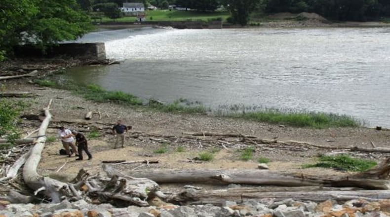 The Morgan County Sheriff's Office is investigating possible skeletal remains of a human hand that was found recently on a sandbar next to the Muskingum River.