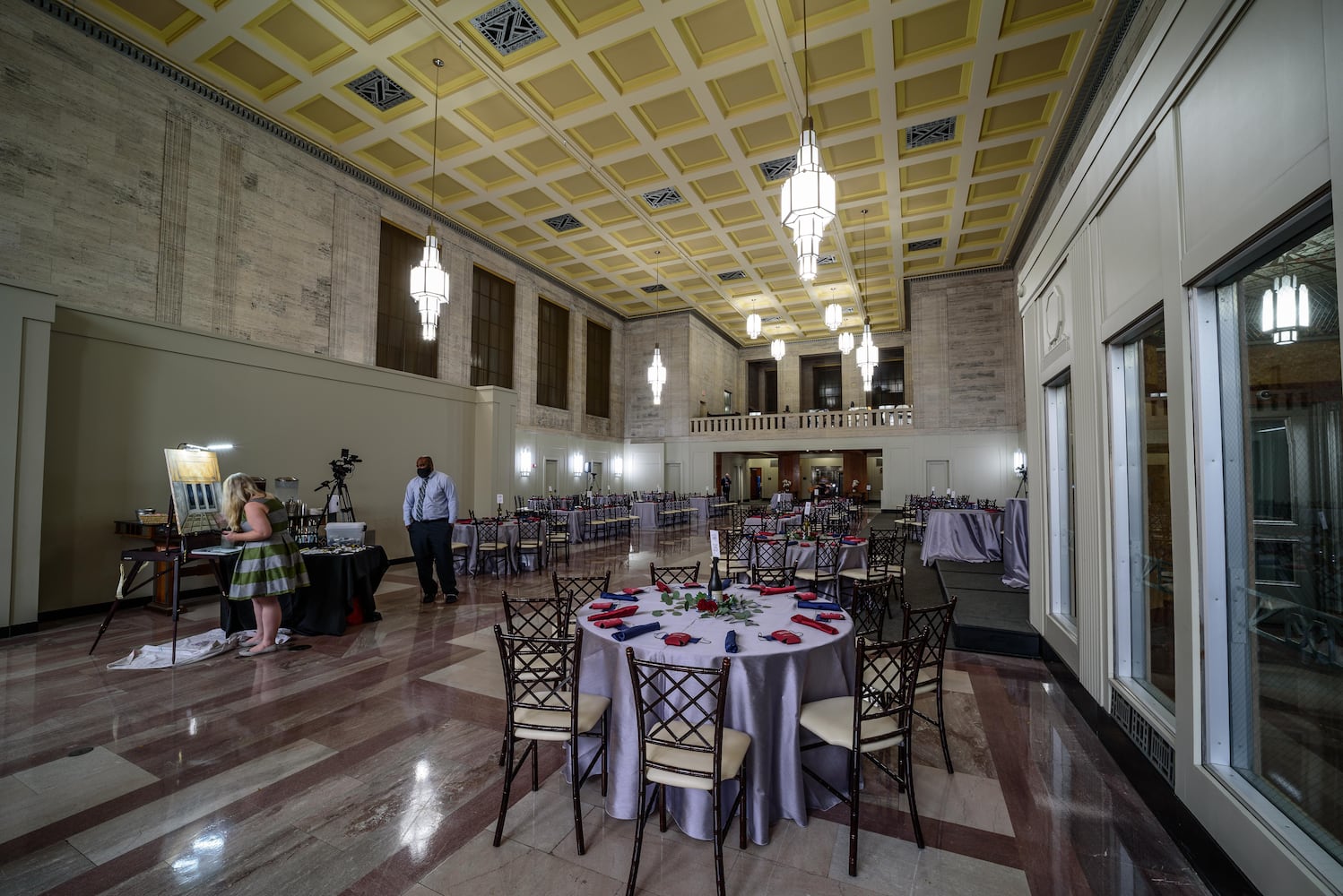 PHOTOS: Pre-wedding scenes at The Grande Hall at Liberty Tower in downtown Dayton