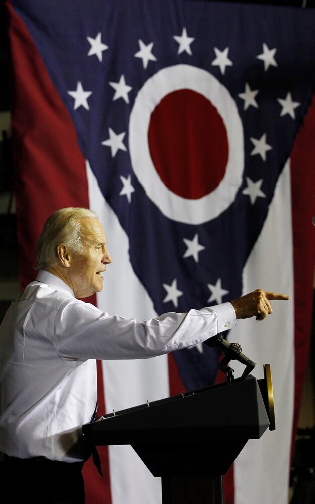 Vice President Joe Biden campaigns at Sinclair for Hillary Clinton
