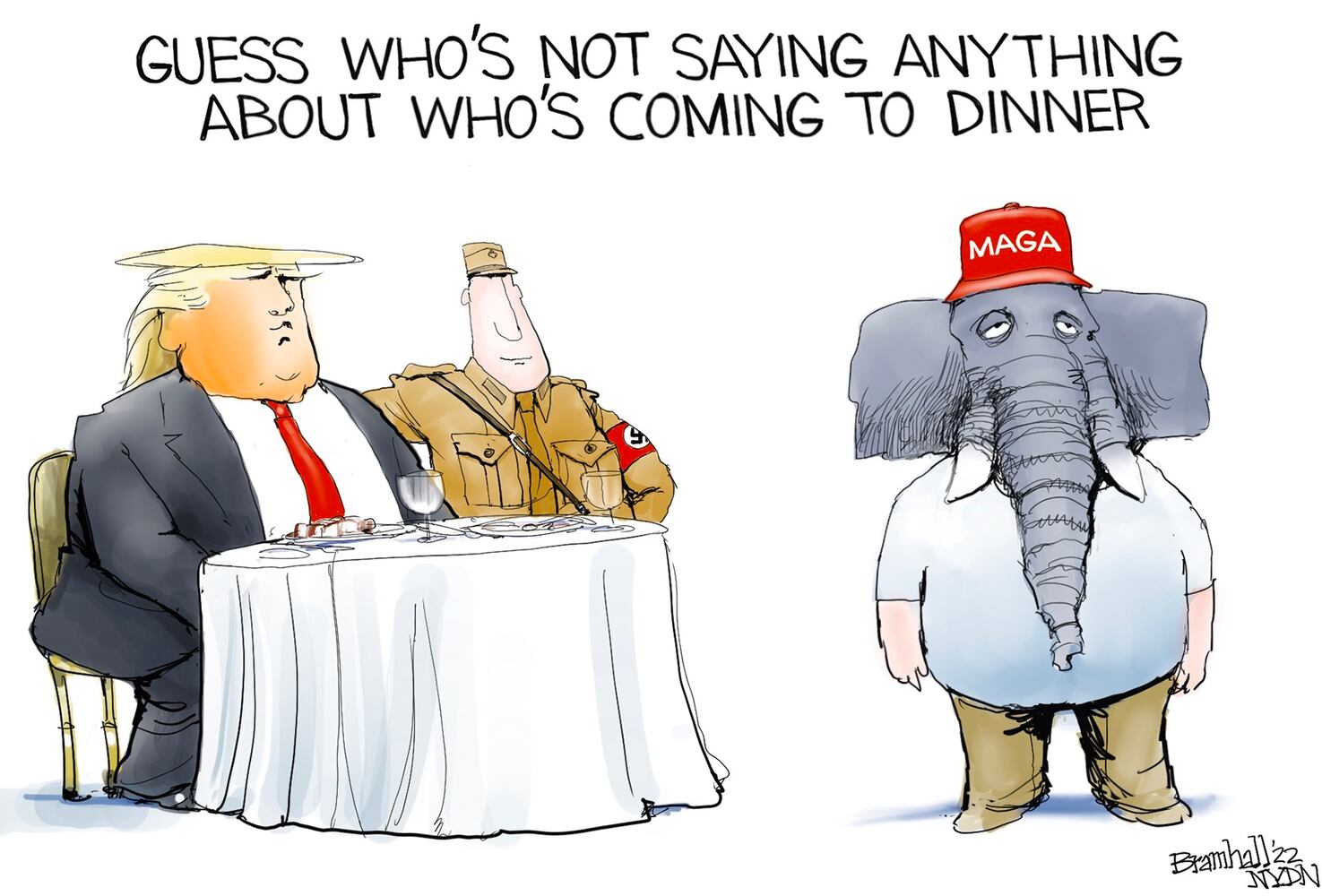 WEEK IN CARTOONS: Dinner with Trump, World Cup and more