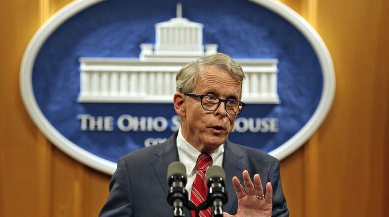 FILE: Gov. Mike DeWine. BROOKE LAVALLEY/THE COLUMBUS DISPATCH