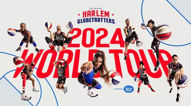 Harlen Globetrotters 2024 publicity photo. CONTRIBUTED