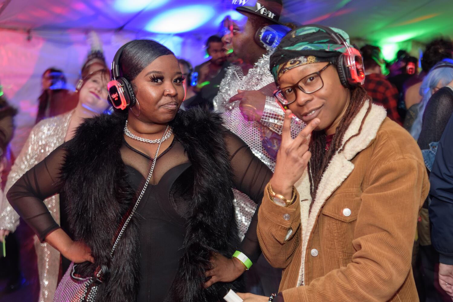 PHOTOS: Did we spot you at Dayton's New Year's Eve Ball Drop and Silent Disco at Yellow Cab Tavern?