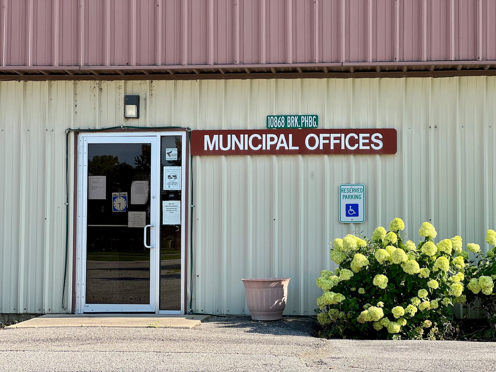 The village of Phillipsburg municipal offices. AIMEE HANCOCK/STAFF