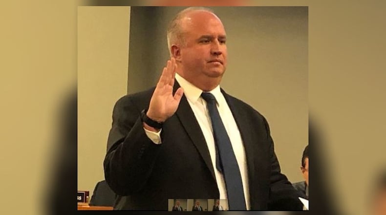 Attorney Terry Posey Jr., on Tuesday night (Jan. 14, 2020) was appointed to the Miami Twp. trustee board. (Nick Blizzard/Staff)